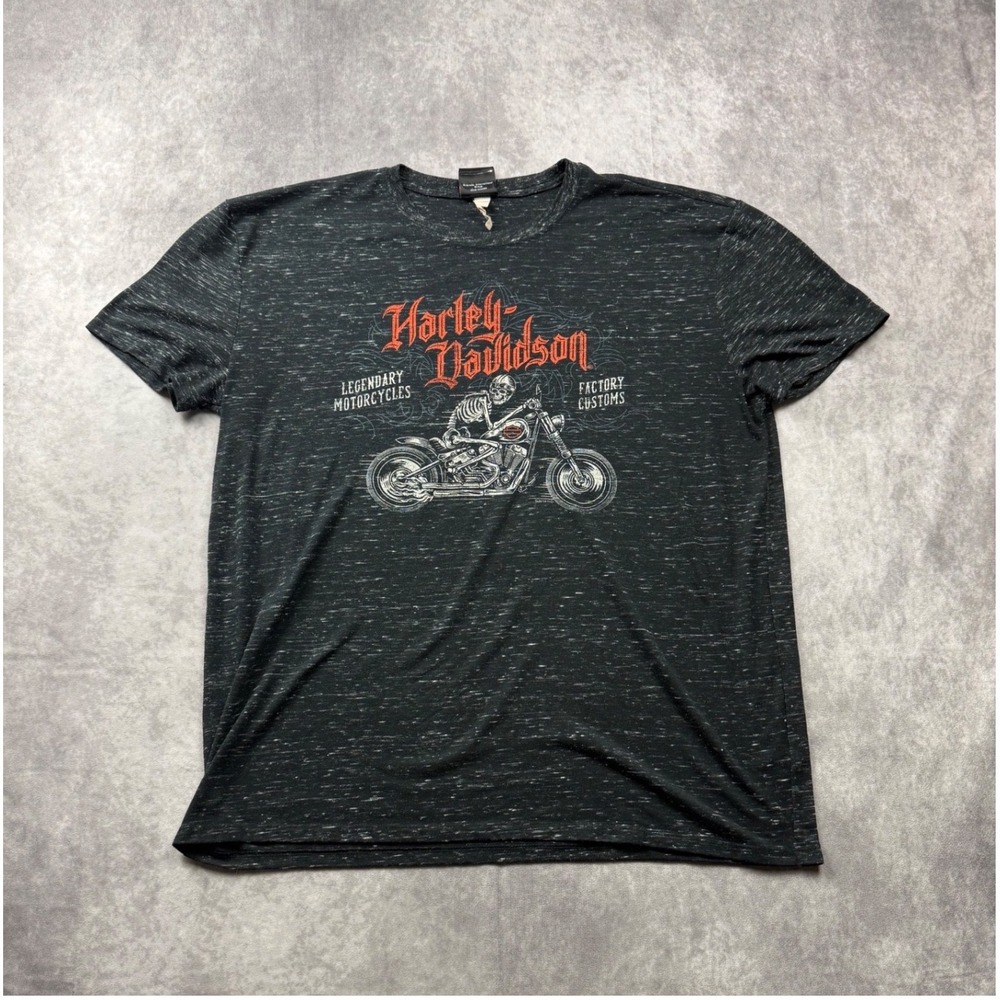 Harley-Davidson Henderson Nevada Factory Customs Skeleton Graphic T-Shirt XL